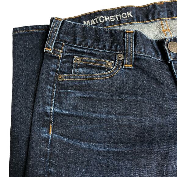 J Crew Matchstick Dark Wash Jeans Size 26R - Picture 5 of 10